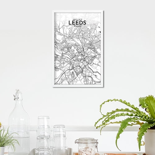 Leeds City Map Poster