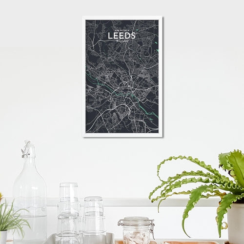 Leeds City Map Poster