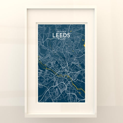 Leeds City Map Poster