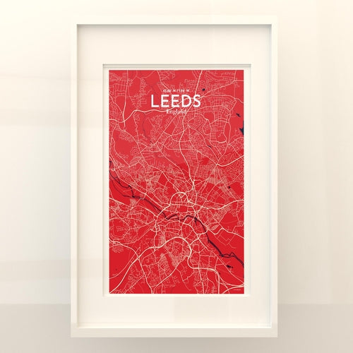 Leeds City Map Poster