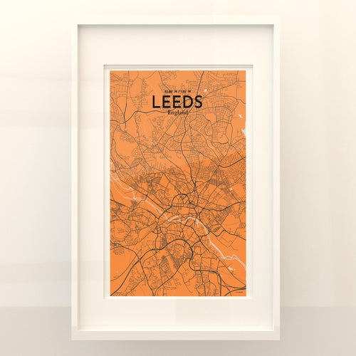 Leeds City Map Poster