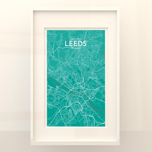 Leeds City Map Poster