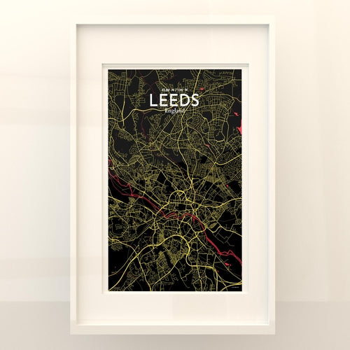 Leeds City Map Poster