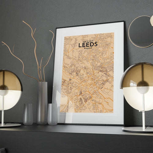 Leeds City Map Poster