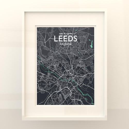 Leeds City Map Poster