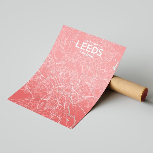 Leeds City Map Poster