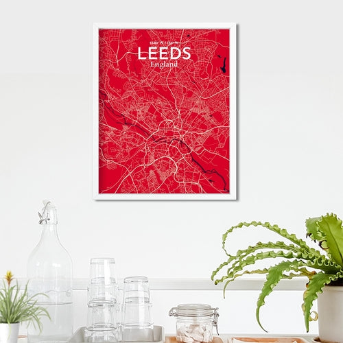 Leeds City Map Poster