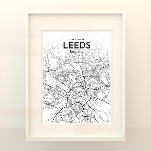 Leeds City Map Poster