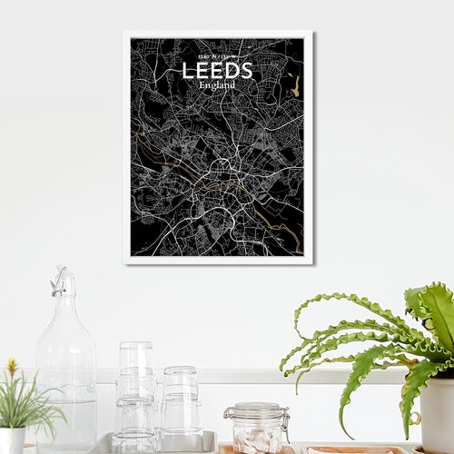 Leeds City Map Poster