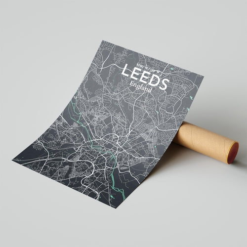 Leeds City Map Poster