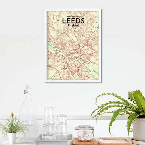 Leeds City Map Poster