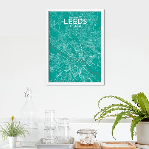 Leeds City Map Poster