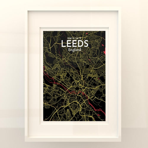 Leeds City Map Poster