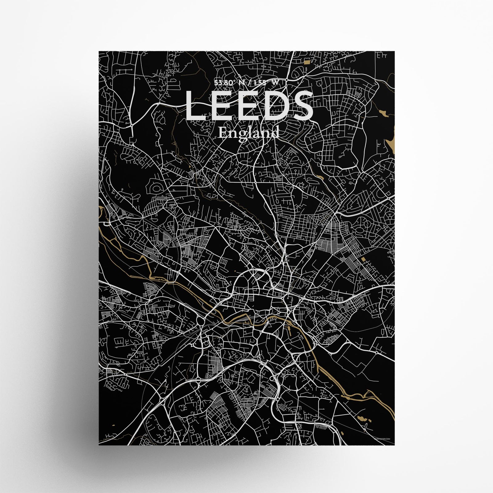 Leeds City Map Poster