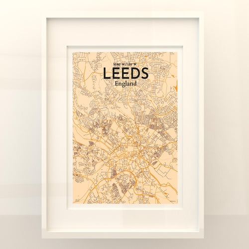 Leeds City Map Poster