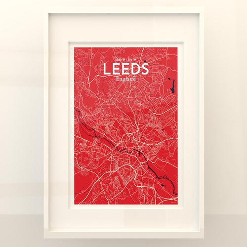 Leeds City Map Poster