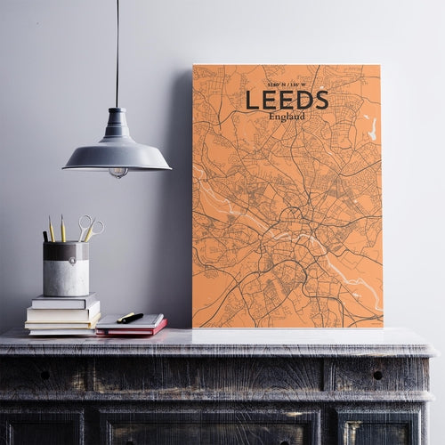 Leeds City Map Poster