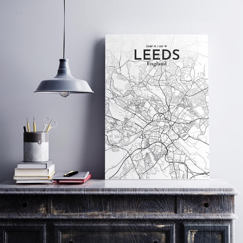 Leeds City Map Poster