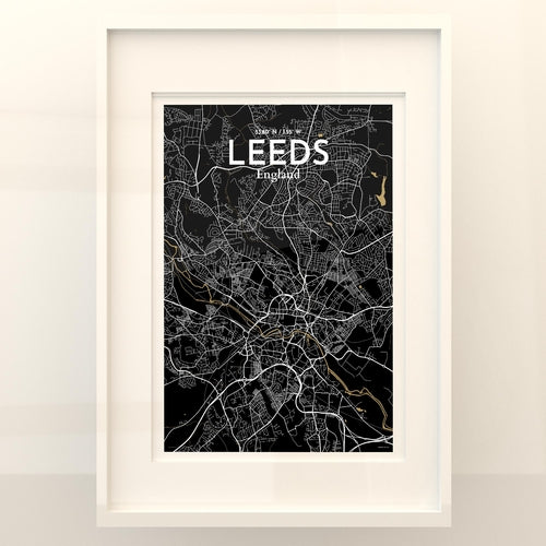 Leeds City Map Poster