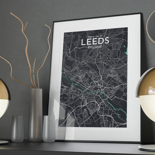 Leeds City Map Poster