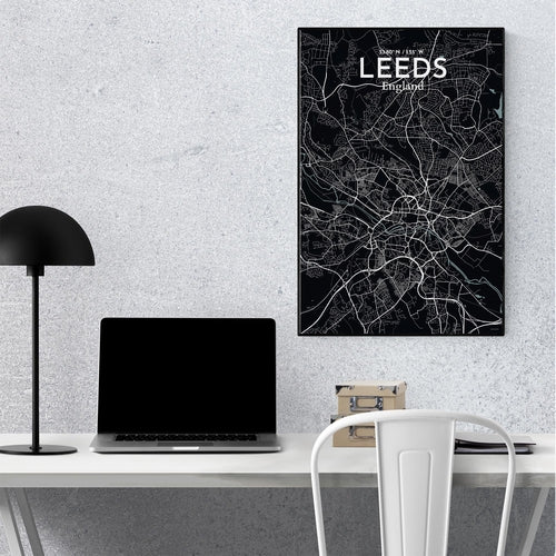 Leeds City Map Poster