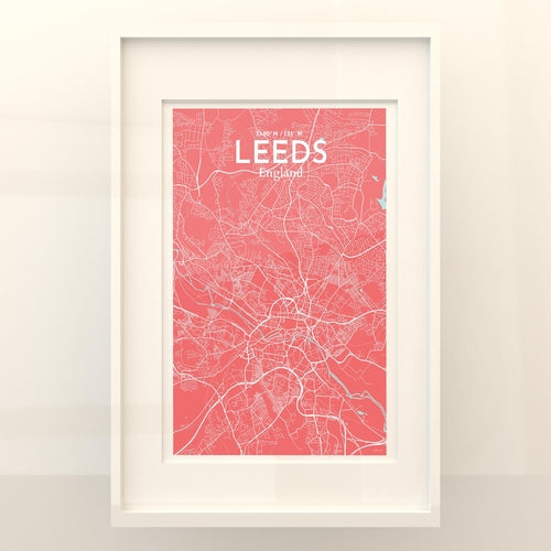 Leeds City Map Poster