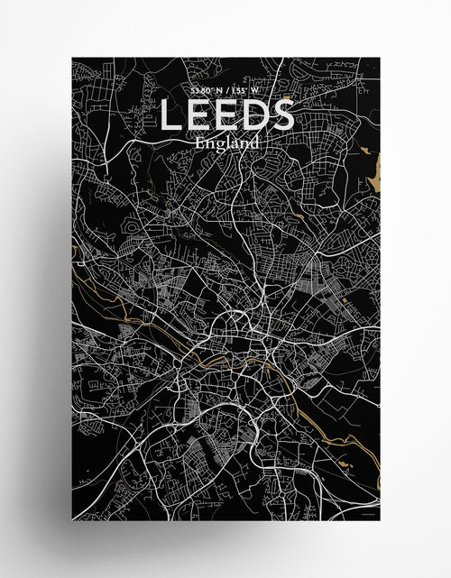 Load image into Gallery viewer, Leeds City Map Poster
