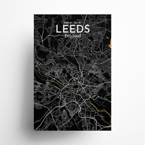 Load image into Gallery viewer, Leeds City Map Poster
