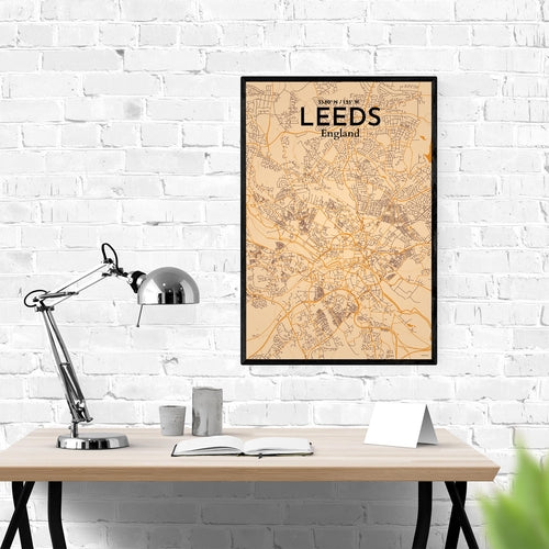 Leeds City Map Poster