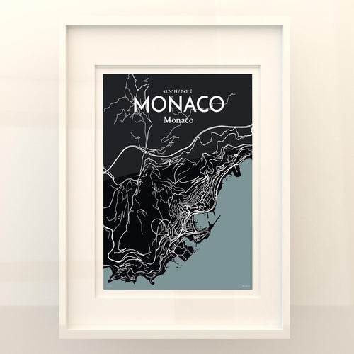 Load image into Gallery viewer, Monaco City Map Poster
