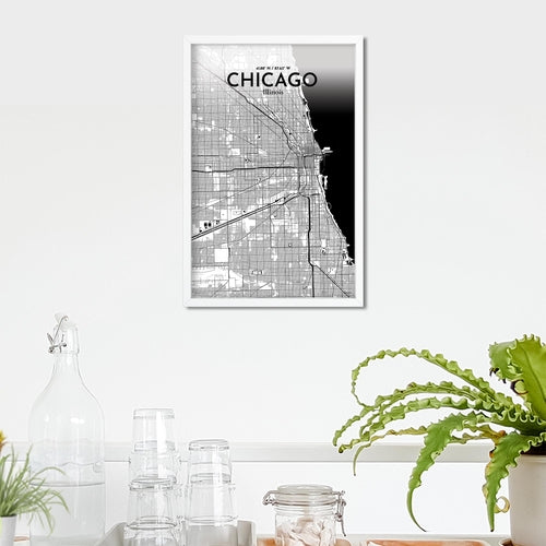 Chicago City Map Poster