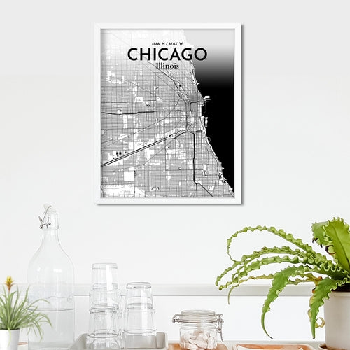 Chicago City Map Poster