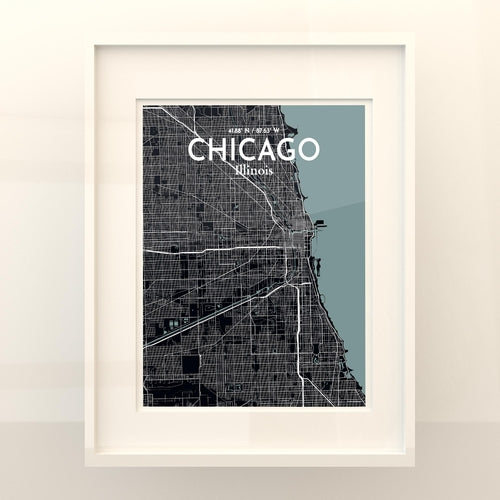 Chicago City Map Poster