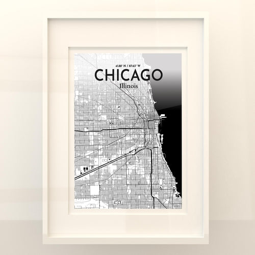 Load image into Gallery viewer, Chicago City Map Poster
