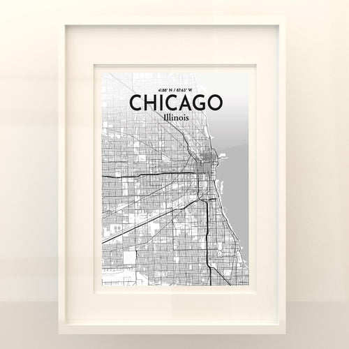 Chicago City Map Poster