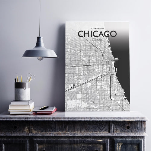 Chicago City Map Poster