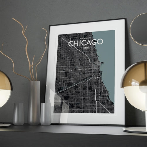 Chicago City Map Poster