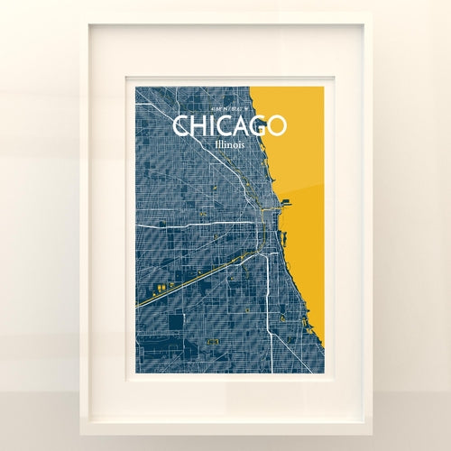 Load image into Gallery viewer, Chicago City Map Poster
