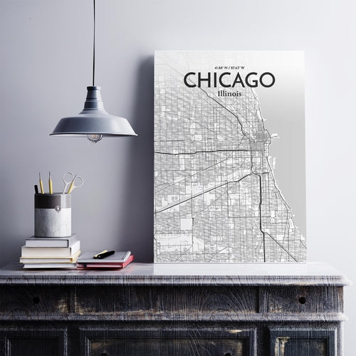 Load image into Gallery viewer, Chicago City Map Poster
