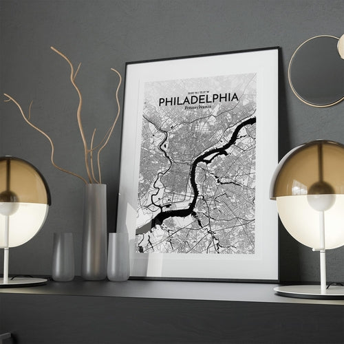 Philadelphia City Map Poster