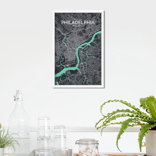 Load image into Gallery viewer, Philadelphia City Map Poster
