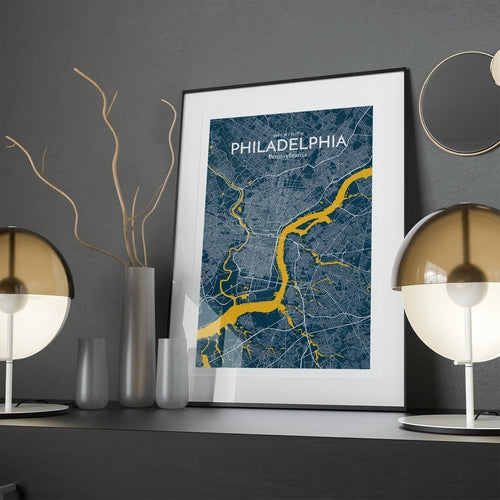 Load image into Gallery viewer, Philadelphia City Map Poster
