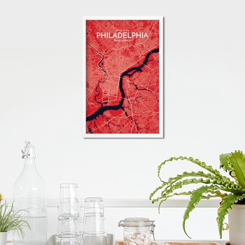 Load image into Gallery viewer, Philadelphia City Map Poster
