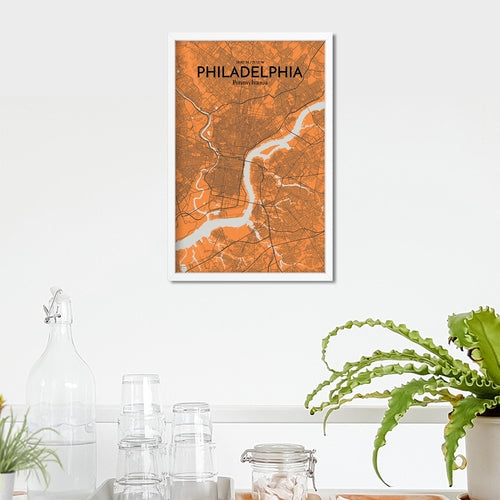 Philadelphia City Map Poster