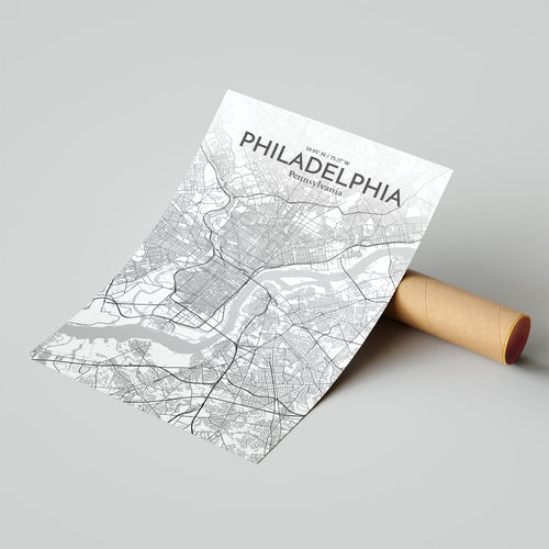 Philadelphia City Map Poster