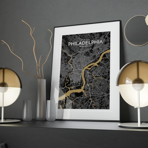 Load image into Gallery viewer, Philadelphia City Map Poster
