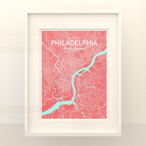 Load image into Gallery viewer, Philadelphia City Map Poster
