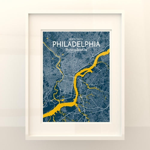 Load image into Gallery viewer, Philadelphia City Map Poster
