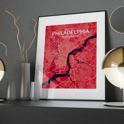 Philadelphia City Map Poster