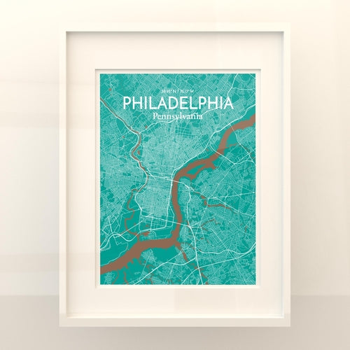 Load image into Gallery viewer, Philadelphia City Map Poster
